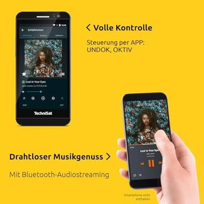 TechniSat DIGITRADIO 370 CD IR Radio DAB+, DAB, VHF (FM), Internet WiFi, Bluetooth, CD, USB, Internetradio Incl. afstandsbediening Wit - thumbnail