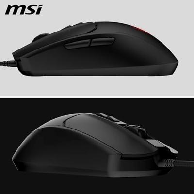 MSI FORGE GM100 muis Gamen Ambidextrous USB Type-A Optisch 6400 DPI MSI FORGE GM100 muis Gamen Ambidextrous USB Type-A Optisch 6400 DPI