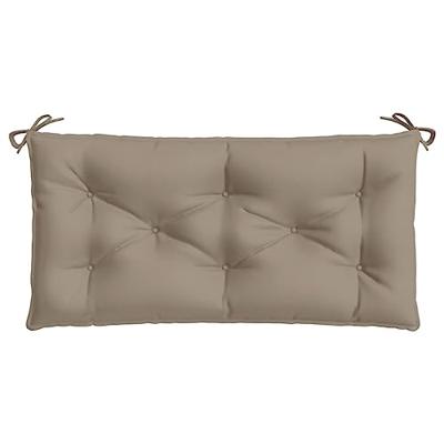 Tuinbankkussen 110x50x7 cm oxford stof taupe