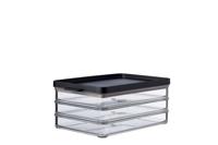 Mepal koelkastdoos Omnia vleeswaren 3x 500 ml - black - thumbnail