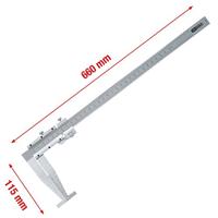 KS Tools 300.0530 Vrachtwagen remtrommels schuifmaat 0-500mm, 660mm - thumbnail