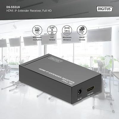Digitus DS-55518 HDMI-extender HDMI Via netwerkkabel RJ45 120 m
