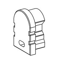 Deko Light 979670 Endkappe R-AU-02-05 Set 2 Stk, Weiß Profieleindkap Kunststof 1 stuk(s) - thumbnail