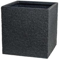 Bloempot Strata Raad van bestuur 39 x 39 x 39 cm Cement Plastic Vierkant - thumbnail