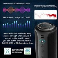 Lamax Sounder2 30W 360° Bluetooth luidspreker Zwart - thumbnail