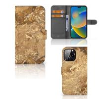 iPhone 14 Pro Max | Bookcase | Marmer Creme - thumbnail