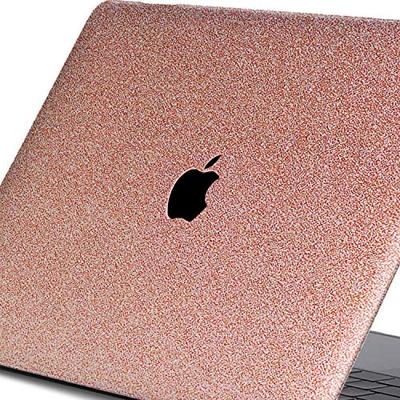 Lunso MacBook Pro 16 inch (2019) cover hoes - case - Glitter Rose Goud