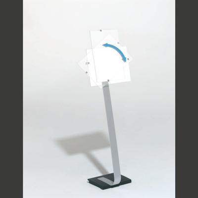 Durable 481923 Vloerstatief Zilver (b x h x d) 302 x 1250 x 280 mm DIN A3 staand, DIN A3 liggend Durable 481923 Vloerstatief Zilver (b x h x d) 302 x 1250 x 280 mm DIN A3 staand, DIN A3 liggend