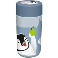Sunware drinkbeker pinguin blauw grijs - thumbnail