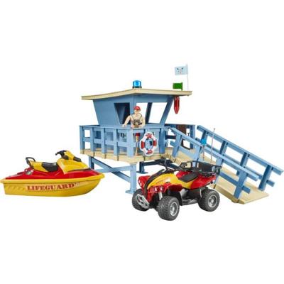 Life guard station incl. accessoires van Bruder