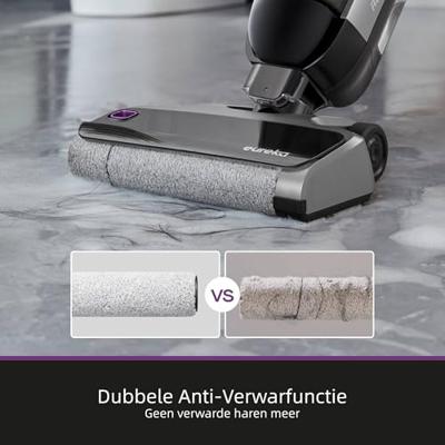 Draadloze stofzuiger - EUREKA - Nieuw 630 - 150 W - 21.600 Pa - 38 min. accuduur - Zwart