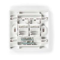 Nedis Netwerk Keystone-voorplaat | Frontplaat RJ45 | 2 poorten | 1 stuks - CCGP89760WT CCGP89760WT - thumbnail
