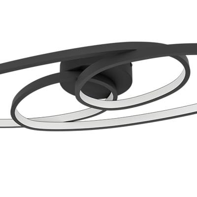 Eglo Zwarte led plafondlampGianella - 900947