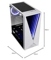 Kolink VOID WHITE Midi-tower Gaming-behuizing, Behuizing Wit - thumbnail