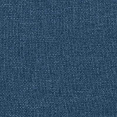 Bedframe met hoofdeinde Blauw 120 x 190 cm Stof