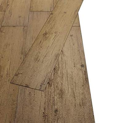 VidaXL Vloerplanken niet-zelfklevend 5,26 m² 2 mm pvc walnootbruin - thumbnail
