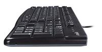 Logitech K120 toetsenbord Zwart Azerty Belgisch - thumbnail