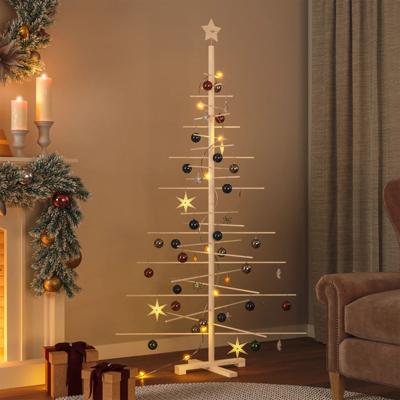 Kerstdecoratie kerstboom 180 cm massief grenenhout Kerstdecoratie kerstboom 180 cm massief grenenhout