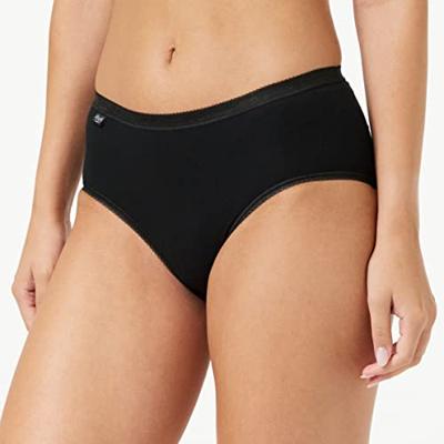 4-pack Basic Midi - dames heup slips (3+1 Gratis) - Heup slips vrouwen - katoenen onderbroeken dames