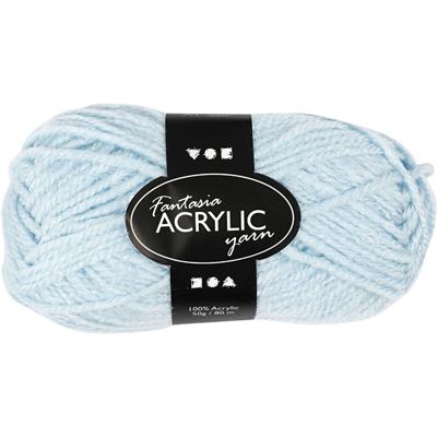 Creativ Company Acrylgaren, lichtblauw, 50gr, 80m