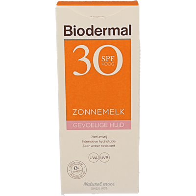 Biodermal Zonnemelk gevoelige huid SPF30 200 Milliliter