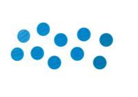 Magneet nobo 24mm blauw 10 stuks - thumbnail