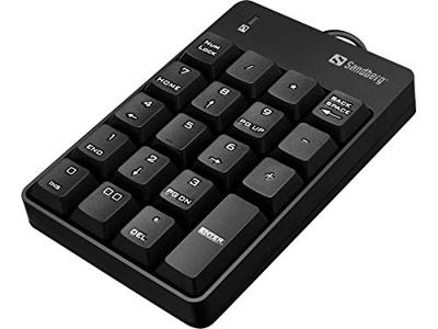 Sandberg USB Wired Numeric Keypad numeriek toetsenbord Sandberg USB Wired Numeric Keypad numeriek toetsenbord