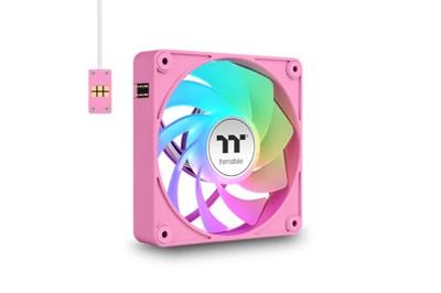 Thermaltake CT120 EX Reverse ARGB Sync PC Cooling Fan Pink 3 Pack PC-ventilator Pink (b x h x d) 120 x 120 x 25 mm Thermaltake CT120 EX Reverse ARGB Sync PC Cooling Fan Pink 3 Pack PC-ventilator Pink (b x h x d) 120 x 120 x 25 mm
