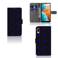 Huawei Y6 (2019) Telefoon Hoesje Vlinder Patroon - thumbnail
