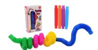 Johntoy John toy fidget tubes 8 in doosje 21x3cm - thumbnail