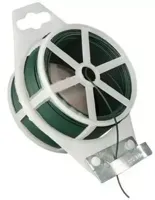 Nature geplastificeerd binddraad 0.8mmx50m groen - thumbnail