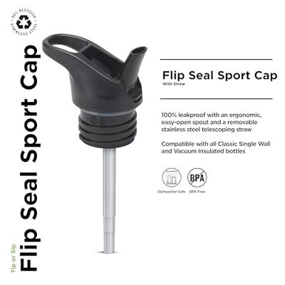 Klean Kanteen Flipsportdop (voor classic flessen) Onderdeel Black