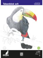 Kangaro K-5332 Tekenblok A3 200 Gr 20 Vel Wit Fijne Korrel Kopgelijmd - thumbnail