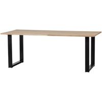 WOOOD Eettafel 'Tablo' met U-poot, 200 x 90cm - thumbnail