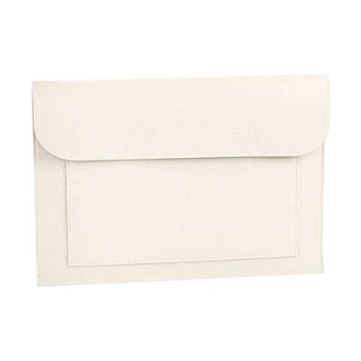 Atlantis BG726 Felt Laptop / Document Slip - Soft-White - 41,5 x 28 cm