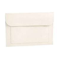 Atlantis BG726 Felt Laptop / Document Slip - Soft-White - 41,5 x 28 cm - thumbnail