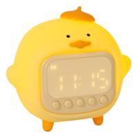 Lucide PINCHA DUCK - Oplaadbare Tafellamp Kinderkamer - Accu/Batterij - LED 3 StepDim - 1x1,5W 2100K - Met muziekfunctie - Geel | Essential - thumbnail