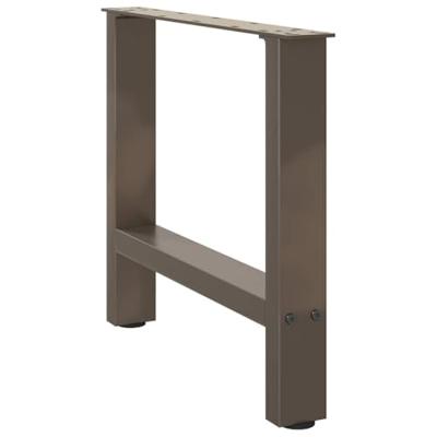 Salontafelpoten 2 st 50x(42-43) cm staal naturel