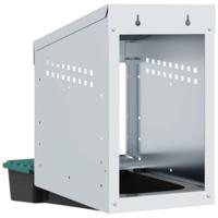 Kippennestkast 1 compartiment wandmontage gegalvaniseerd staal - thumbnail