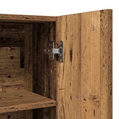 Wasmachinekast 70,5x25,5x90 cm oud houtkleurig - thumbnail