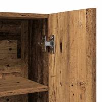 Wasmachinekast 70,5x25,5x90 cm oud houtkleurig - thumbnail