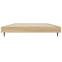 Bedframe bewerkt hout sonoma eikenkleurig 90x200 cm - thumbnail