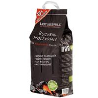 LotusGrill Houtskool Beuken zak - 2.5 kg - thumbnail