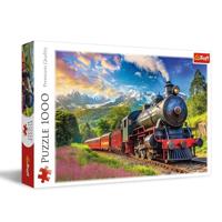 Intro Trefl puzzel van stoomtrein in de bergen 1000 stukjes - thumbnail