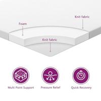 Boxspringbed met matras Donkerbruin 90 x 190 cm Stof - thumbnail