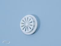 Ventilatierooster voor buis kunststof wit buis 100/150 mm - thumbnail