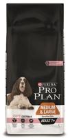 Purina Pro Plan Medium & Large Adult 7+ Sensitive Skin zalm 14 kilo - thumbnail