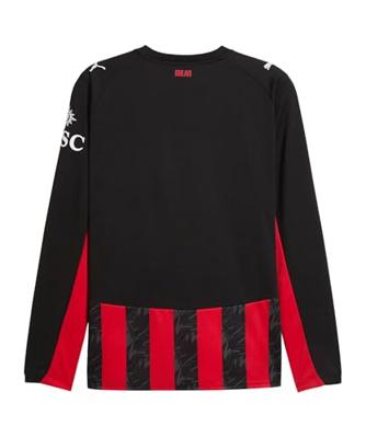 PUMA AC Milan Thuisshirt Lange Mouwen 2025-2026