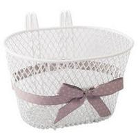 Qtcycletech Qt cycle tech kindermand staal wit afneemb met haken en strik 2007363 - thumbnail