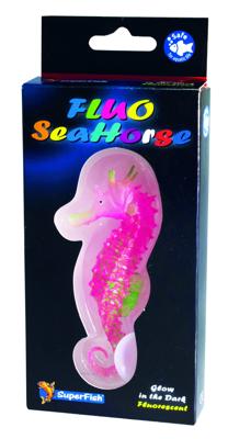 Superfish Fluo Seahorse Groen - Fluorescerend Aquarium Decor van Hoge Kwaliteit